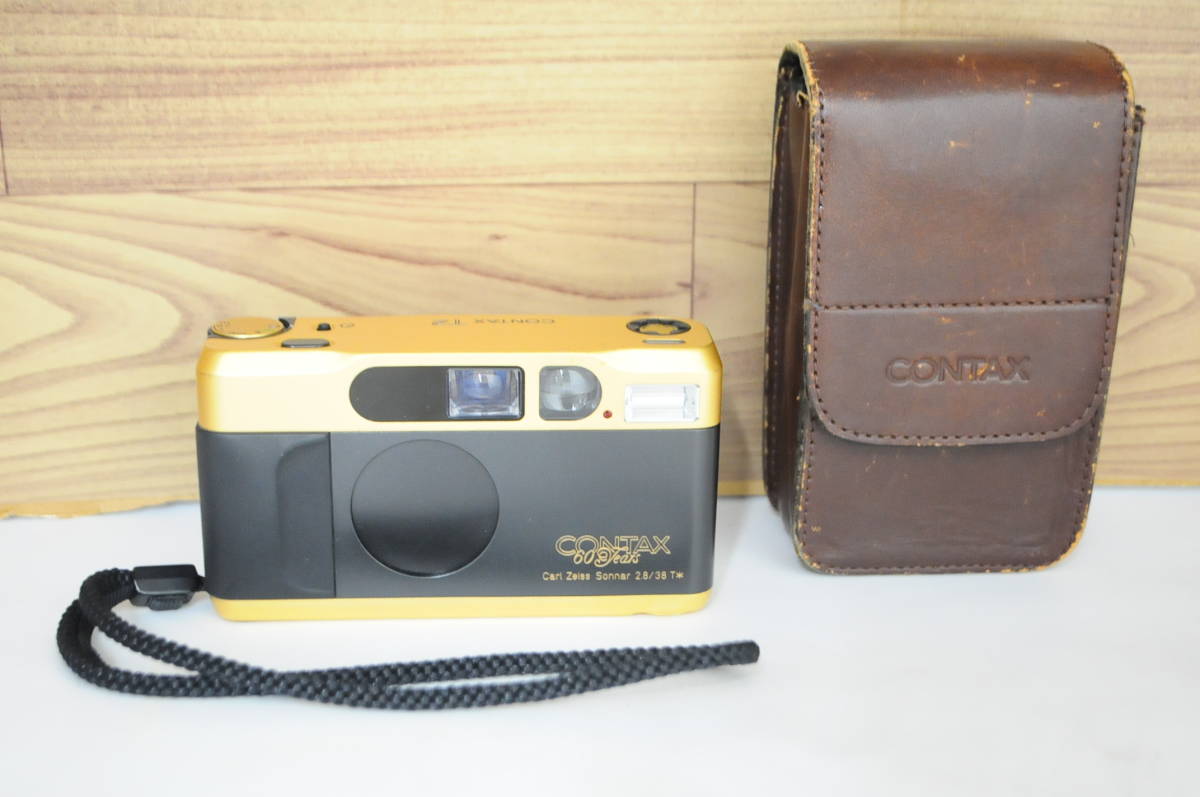 CONTAX コンタックス T2 60周年記念ゴールドモデル データパック付き 
