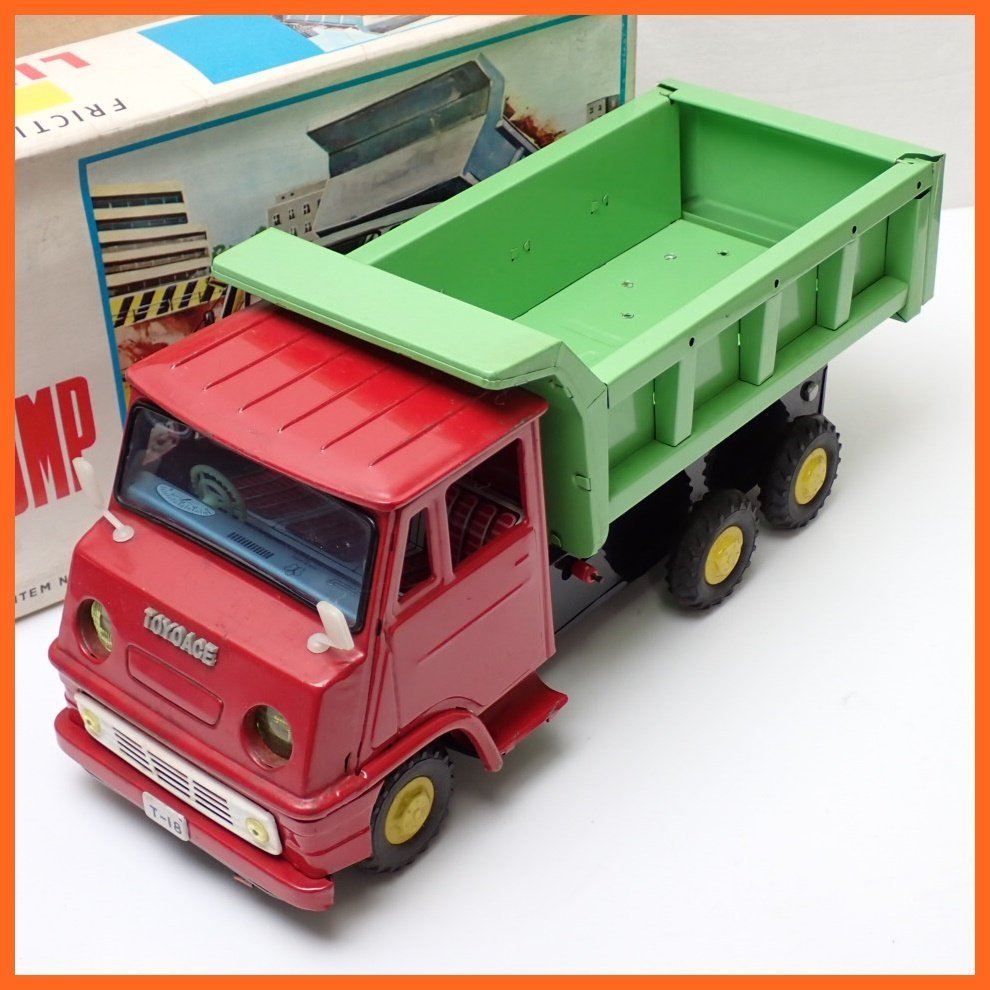 ZX-255 当時物 ブリキ 消防車 ヨネザワ製 昭和レトロ 45.0cmX14.0cm 18.5cm