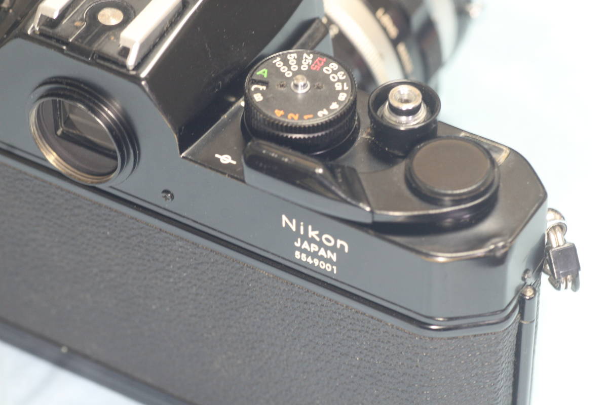 Nikomat EL+Nikkor-H Auto 50 f2.0 完動美品 ニコン 電子式一眼レフ NIKOMAT EL Nikkor-H 50mm f2付 動作確認済