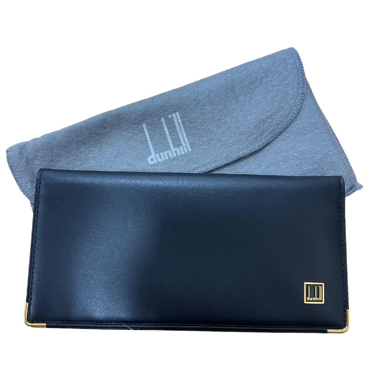 Dunhill ダンヒル レザー 2つ折り長財布 ブラック 札入れ 【公式通販】