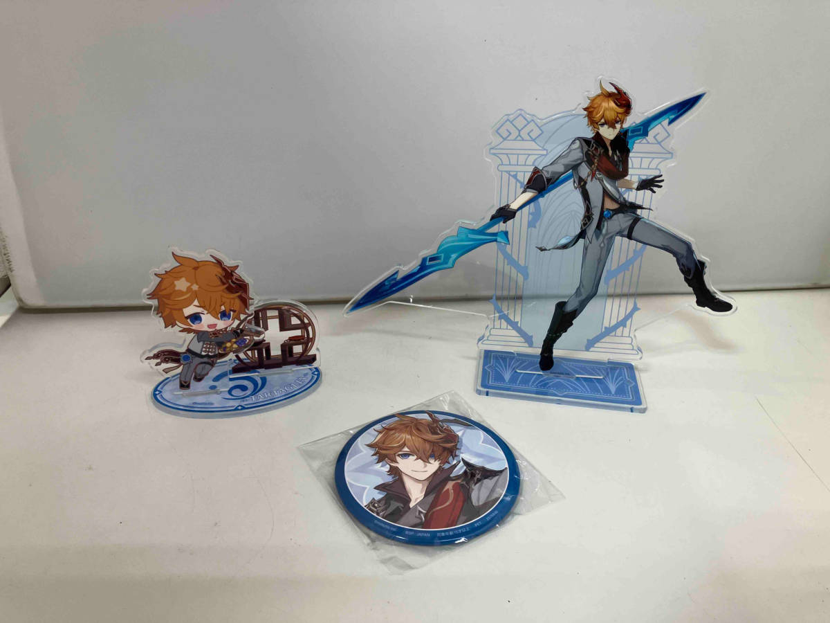原神 タルタリヤ アクリルスタンド バッジ スイパラ セガ 限定品 公式