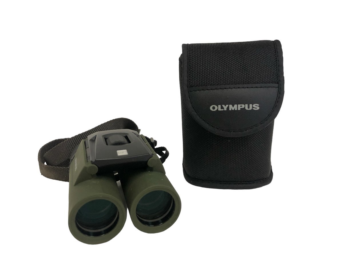 OLYMPUS オリンパス 8×25 WP Ⅱ 双眼鏡 小型軽量 防水 グリーン ケース付