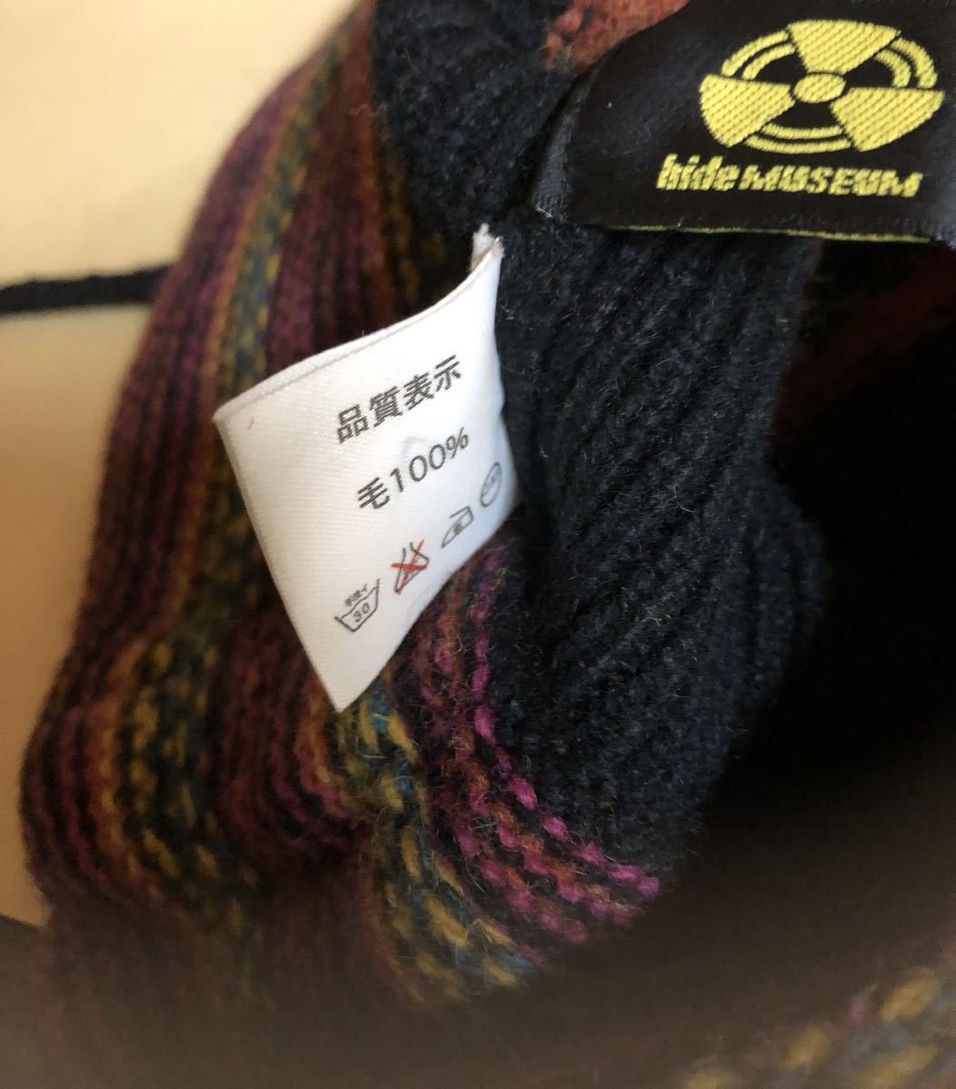 X JAPAN hide ニット帽 HIDE museum ニット帽 x Japan 帽子 アパレル
