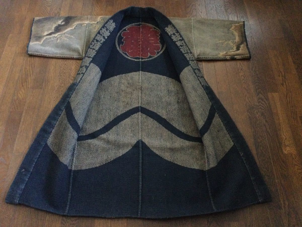 消防 藍染 刺子半纏（消防法被）の歴史や魅力 半纏の中古品・新品・未 