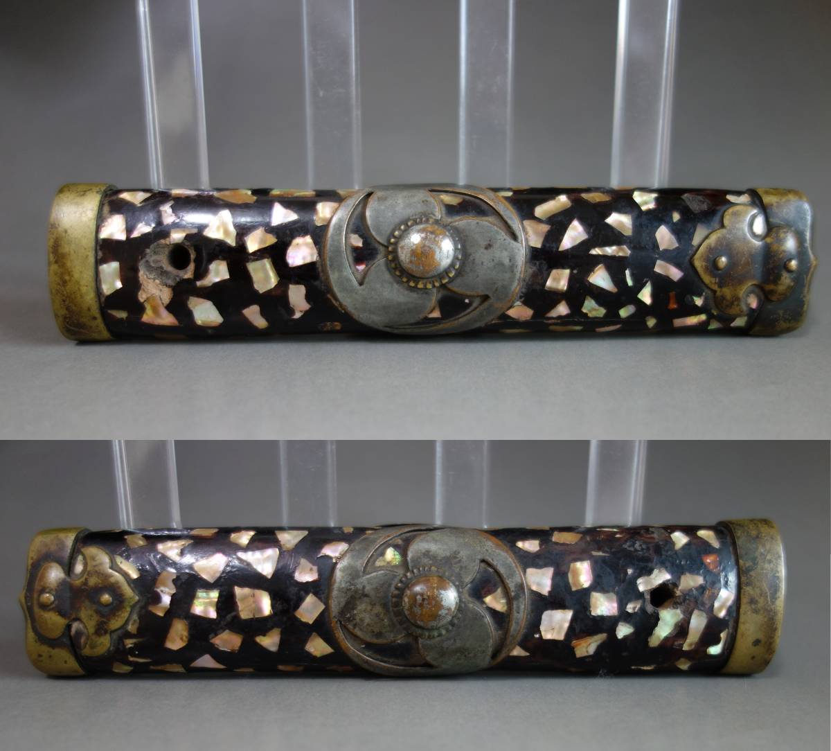 【刀装具まとめ 大量セット】鍔 縁頭 刀剣金具 武具 鉄扇 骨董 時代物 日本刀 刀装具 目貫 縁頭 栗形 柄前 日本刀 縁頭（ふちがしら）