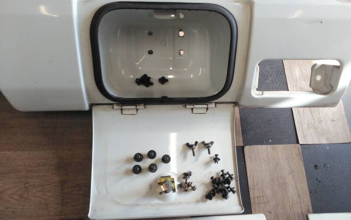 三菱 ミニキャブトラック U61T 純正サイドパネル エアロ 金属製 平成11