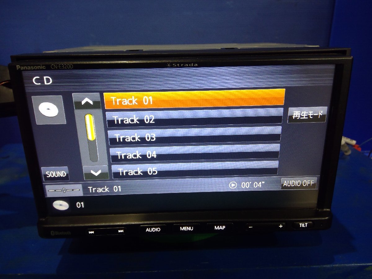 (H)カーナビ パナソニック CN-E320D 1セグ/bluetooth/CD 2019年データ 動作確認済［2307754］ パナソニック カーナビ ストラーダ ワンセグ&frasl;Bluetooth&frasl;2020年度版 パナソニックカーナビ ワンセグ地図データ2019年。動作