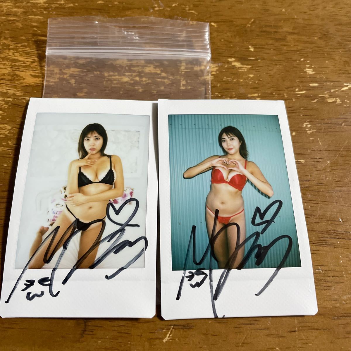 松岡凛　ギャルお姉さんは優しいdvd購入特典直筆サイン入りチェキセット