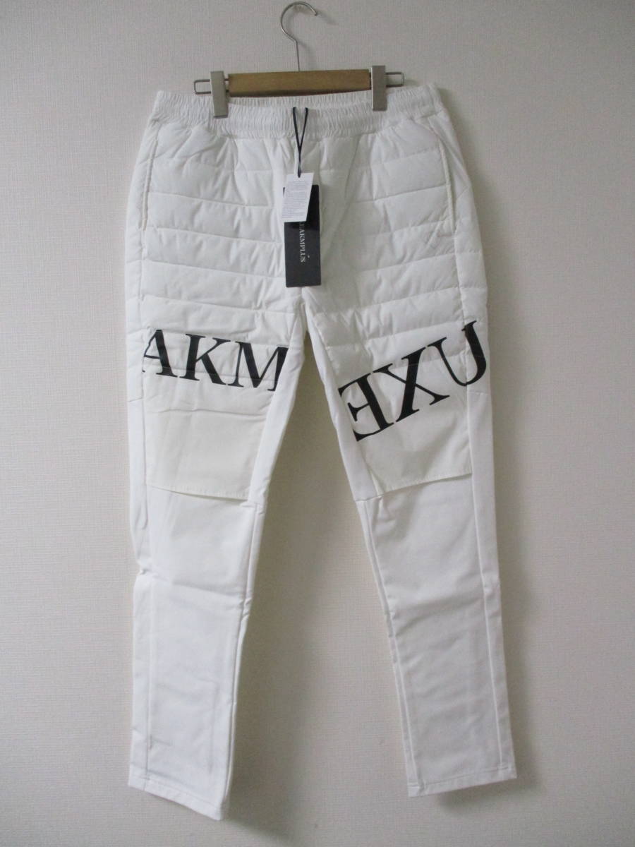 ☆LUXE AKM PLUS/リュクスエイケイエムプラス☆未使用 パテッドドッキングパンツ サイズ：XL ゴルフ おしゃれ スポーティージム 防寒 防風