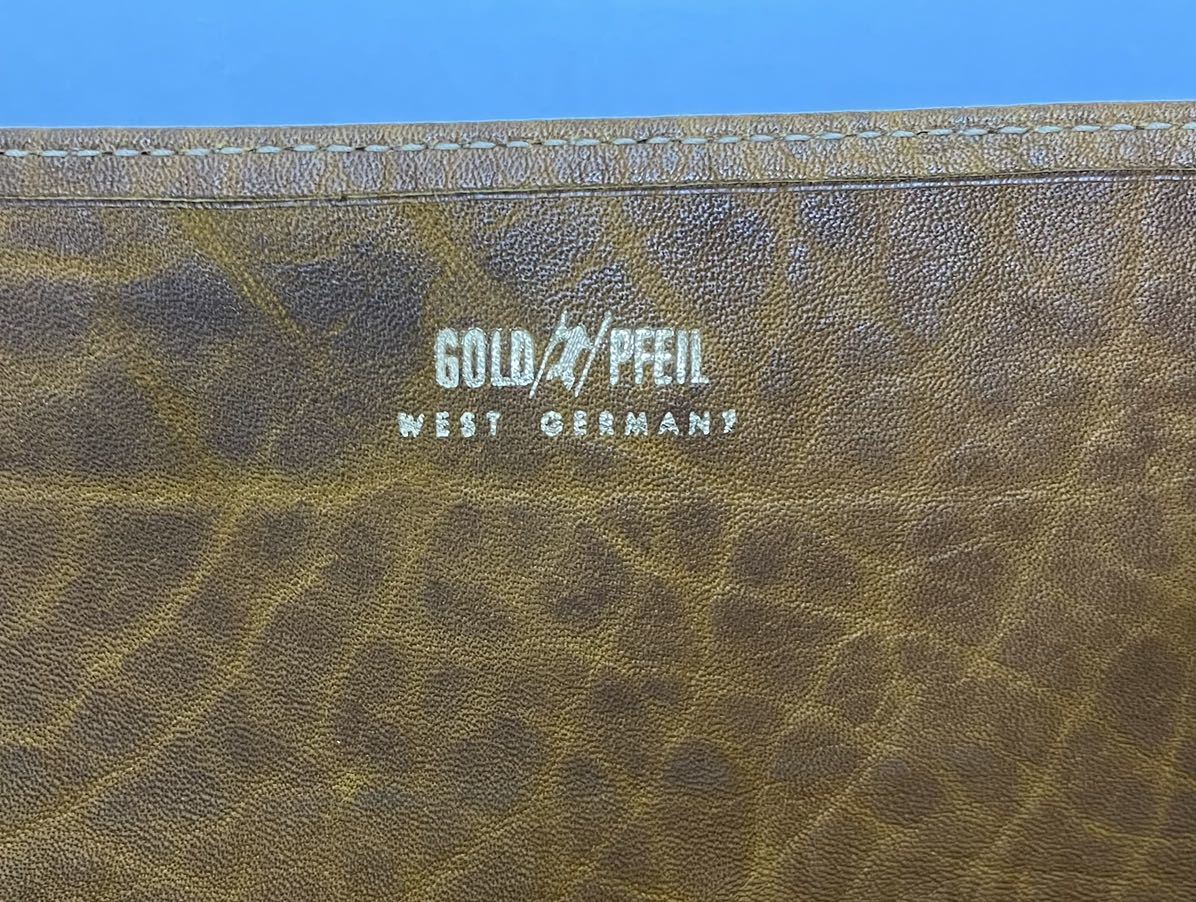 レア GOLD PFEIL ゴールドファイル長財布 made in West Germany 未使用