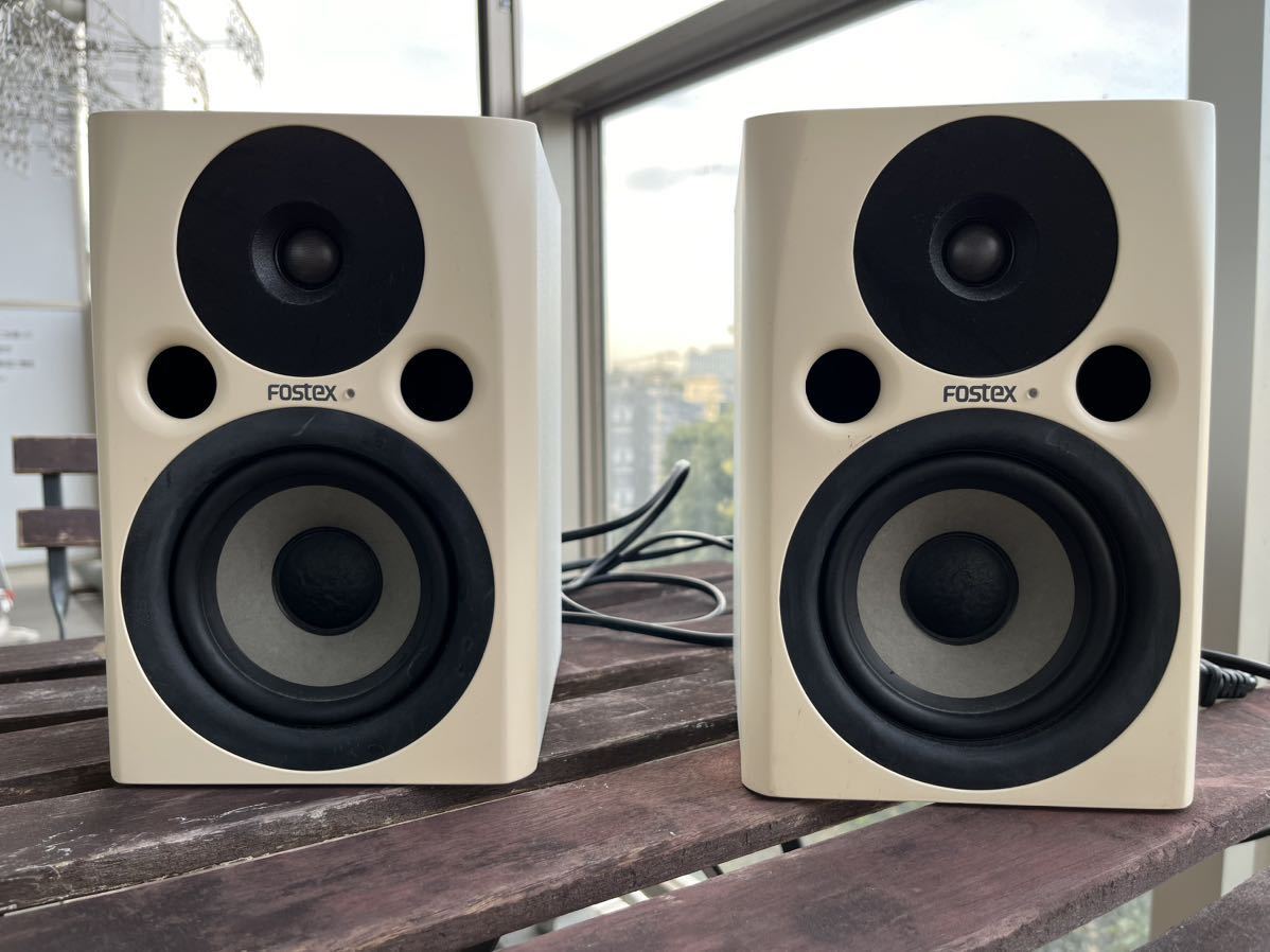 PA-2 FOSTEX アクティブモニタースピーカー ライトブルー アクティブ