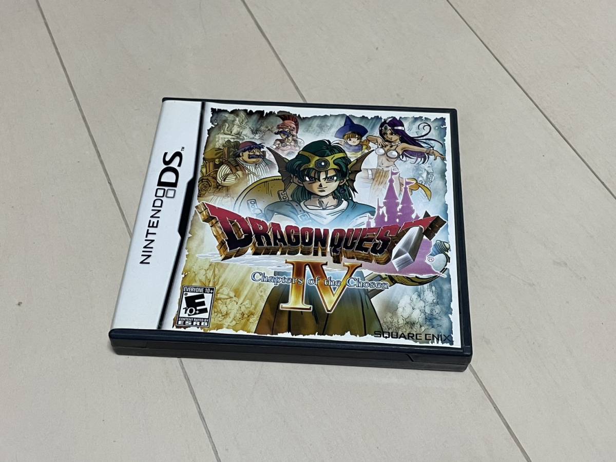 NINTENDO DS用ソフト DRAGON QUEST Ⅳ ドラクエ4 北米版 中古品 