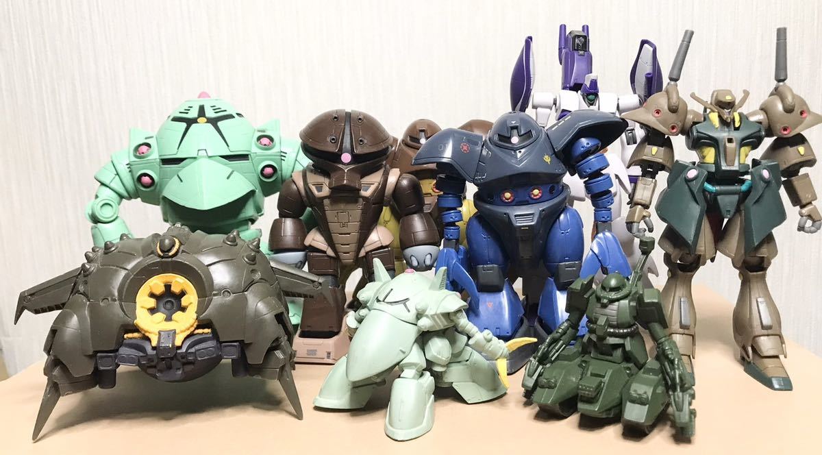 バンダイ ガンダム MS in action HGガチャポン 9体セット 中古 