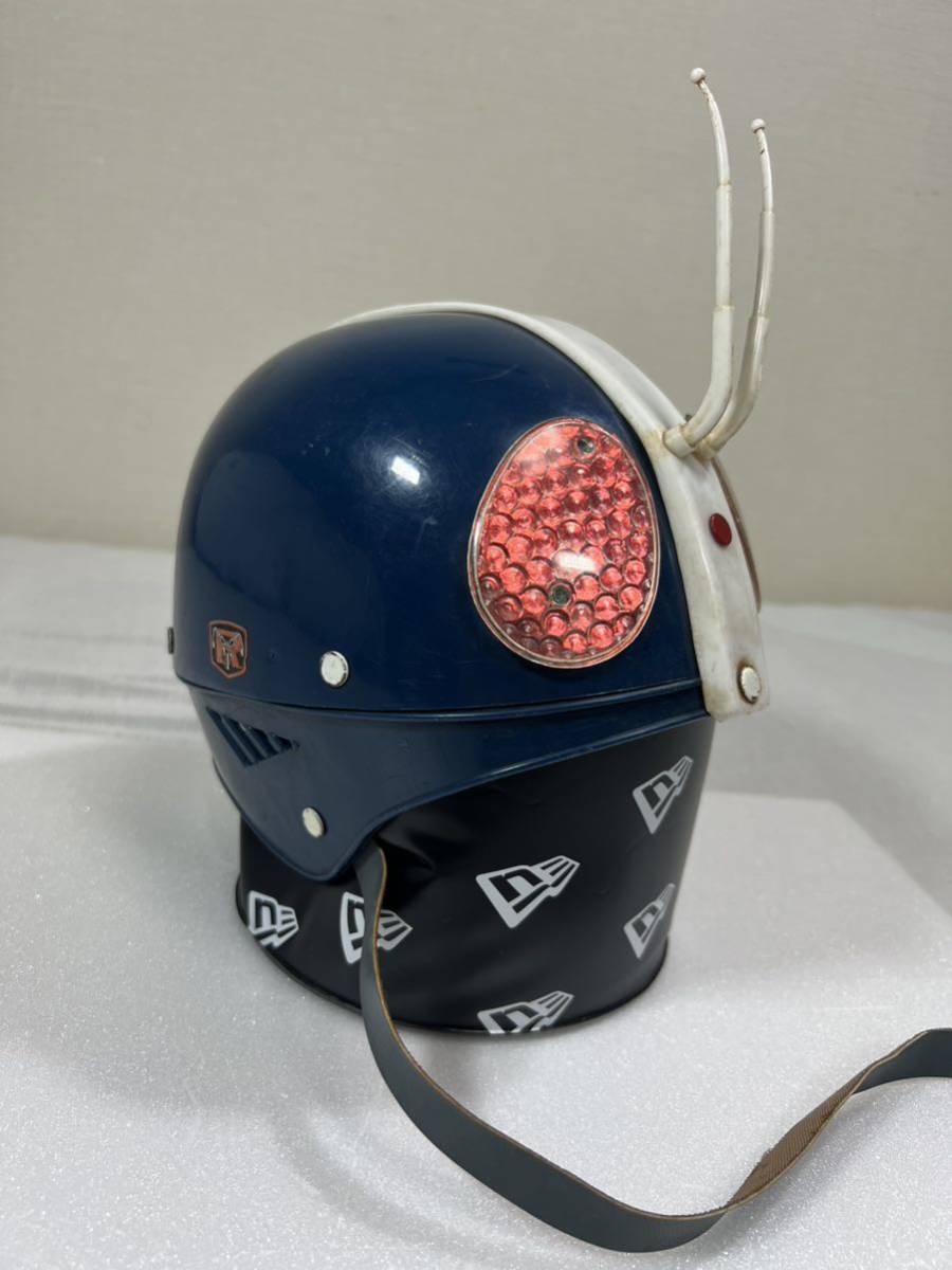 仮面ライダー 1号ヘルメット　年代物 仮面ライダー 旧1号 ヘルメット 当時物 子供用 ポピー ビンテージ