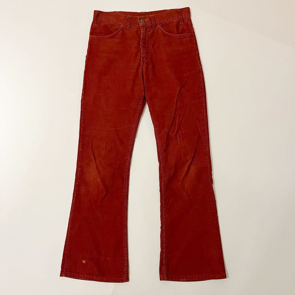h*5様 70s Levis 646 ベルボトム フレア ブーツカット ビンテー 70s Levi's リーバイス 646 コーデュロイパンツ ベルボトム フレア