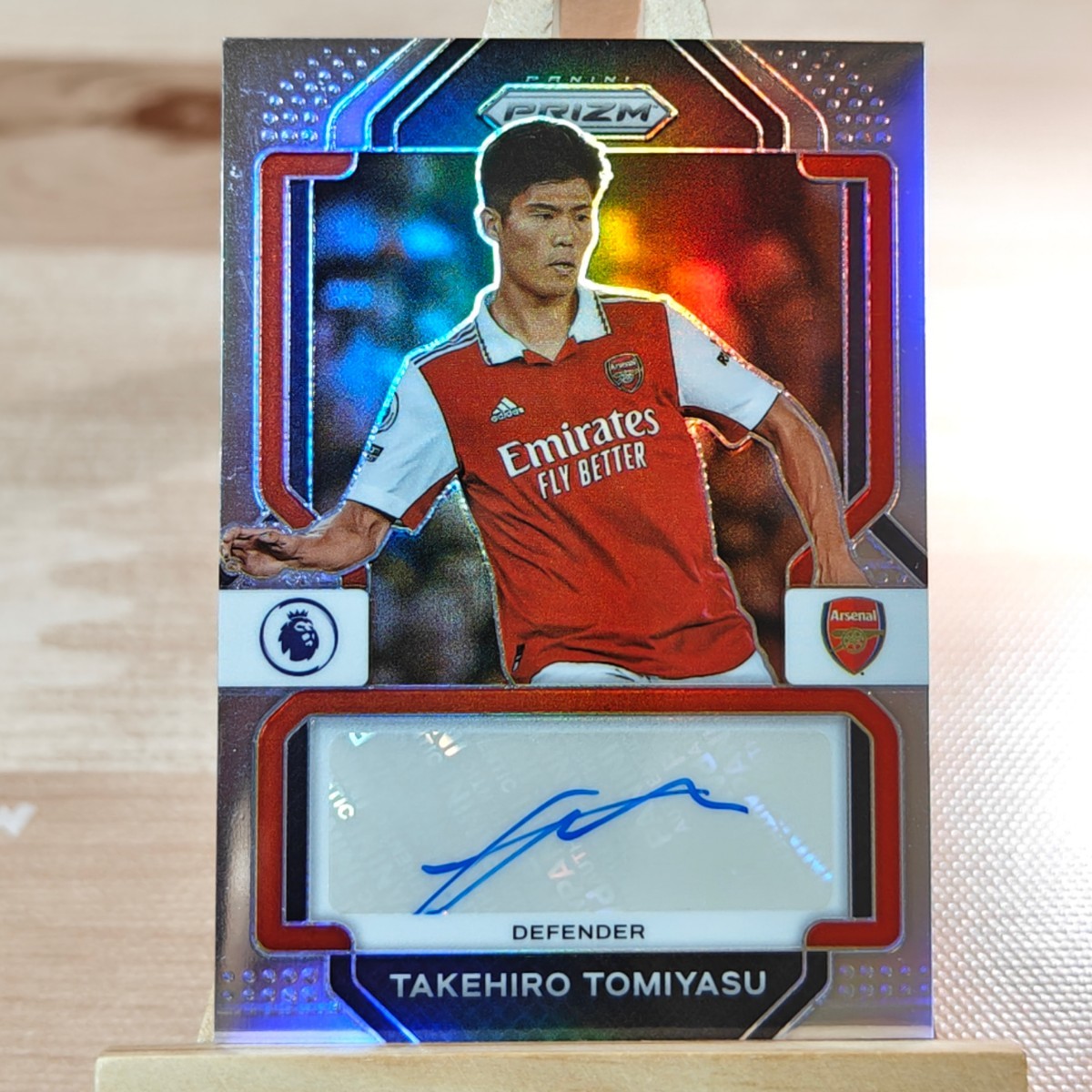99枚限定 冨安健洋 2022-23 Panini Prizm EPL Takehiro Tomiyasu Auto 