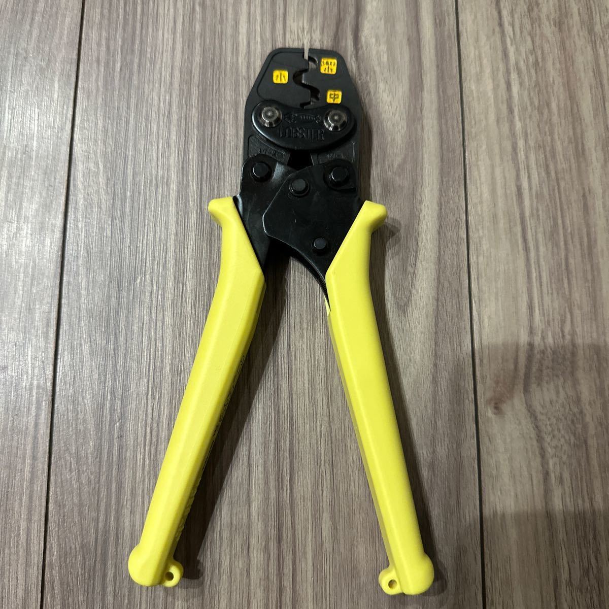 （美品）電気工事士 LOBSTER ロブテックス ミニ圧着工具 リングスリーブ用 HAK17MA2 ★_10