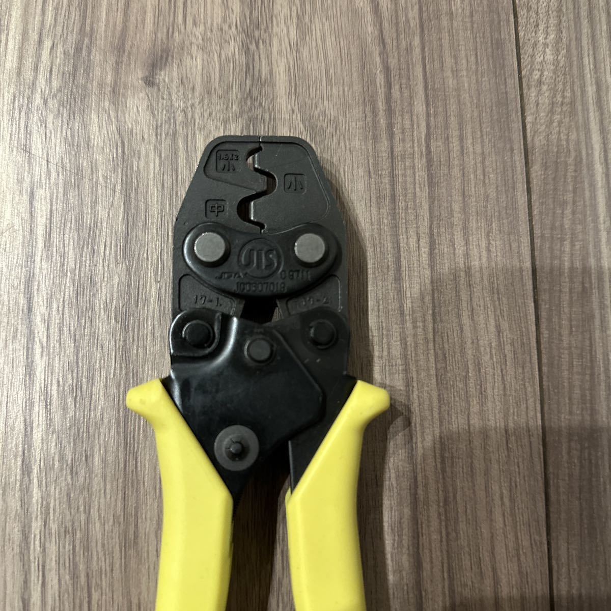 （美品）電気工事士 LOBSTER ロブテックス ミニ圧着工具 リングスリーブ用 HAK17MA2 ★_7