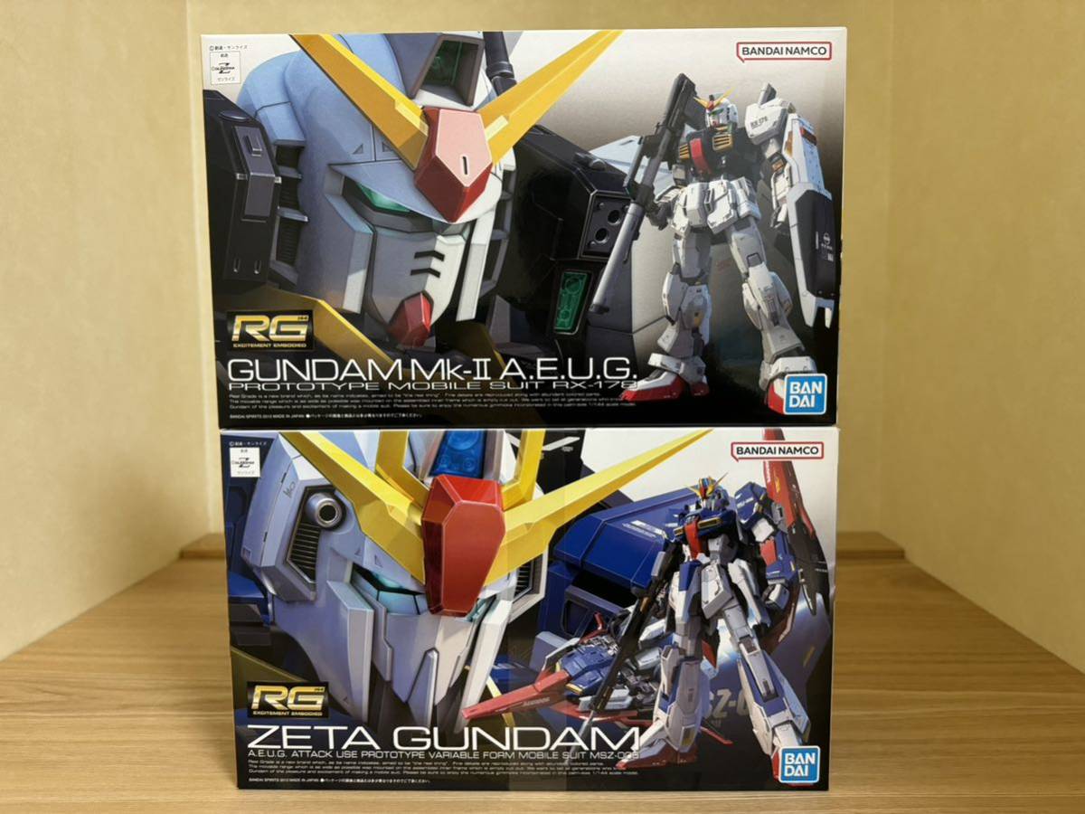 ガンプラ RG 1/144 ガンダム MK-II(エゥーゴ)・ゼータガンダム 計2個 