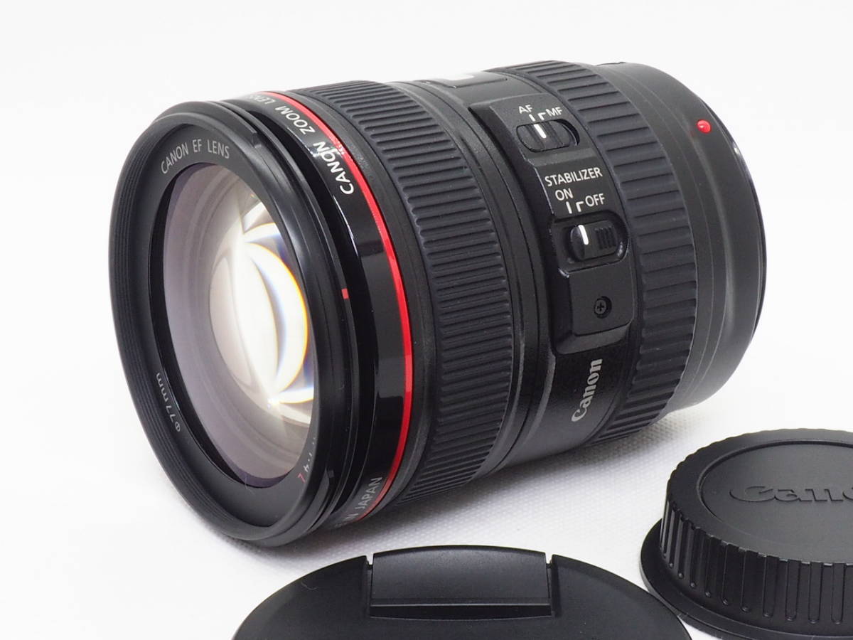 キャノン Canon EF 24-105mm F4 L IS USM 使用感無し 動作光学良好 