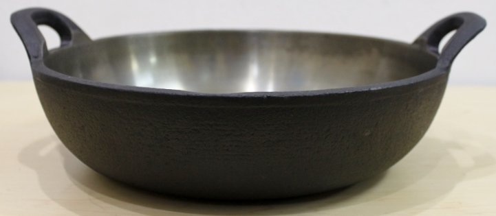 ◇◇久慈山王堂 岩手 砂鉄鉄器 手造り 天ぷら鍋 天麩羅鍋 鉄鍋 約30.5