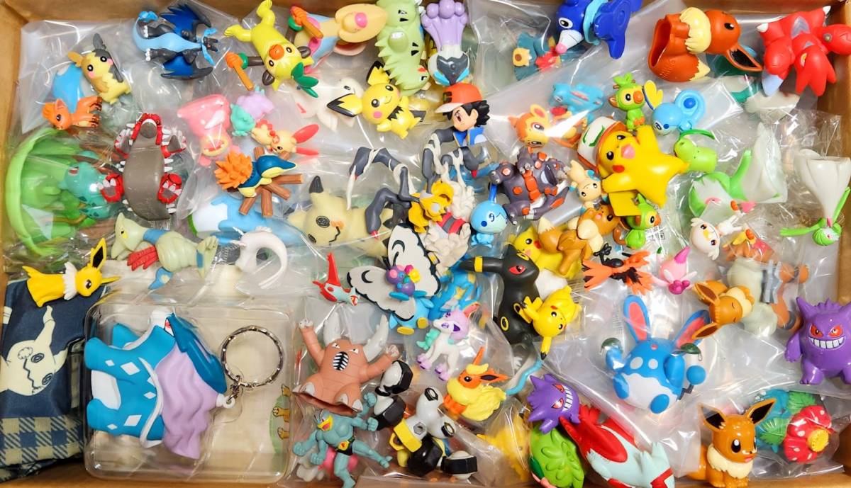 送1450円～ 大量100サイズ処分! ポケモン モンコレ ソフビフィギュア