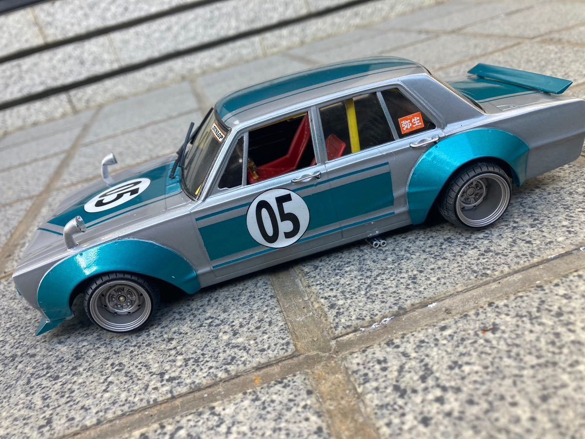 1/24 アオシマ ハコスカ 4ドア ワークス 激渋の一台(完成品)｜売買され