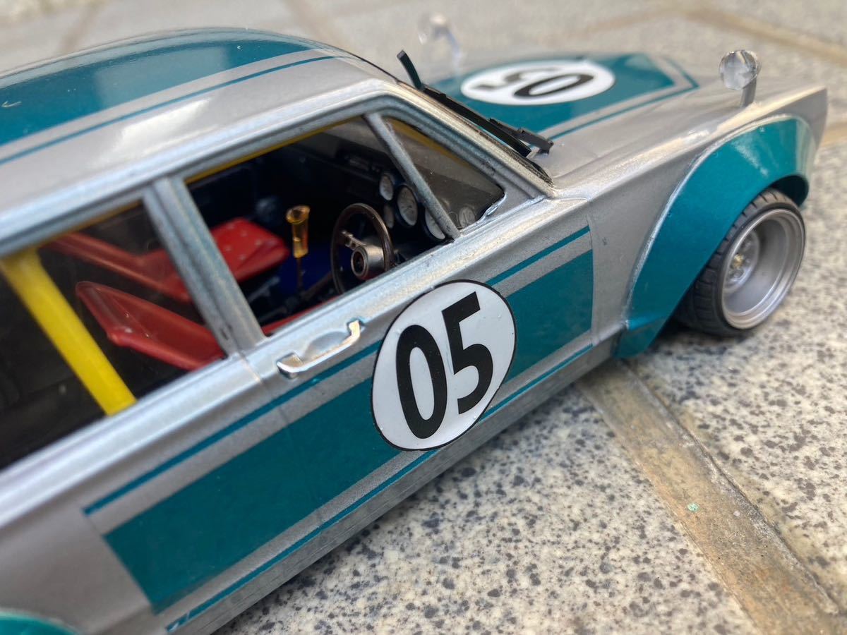 1/24 アオシマ ハコスカ 4ドア ワークス 激渋の一台(完成品)｜売買され