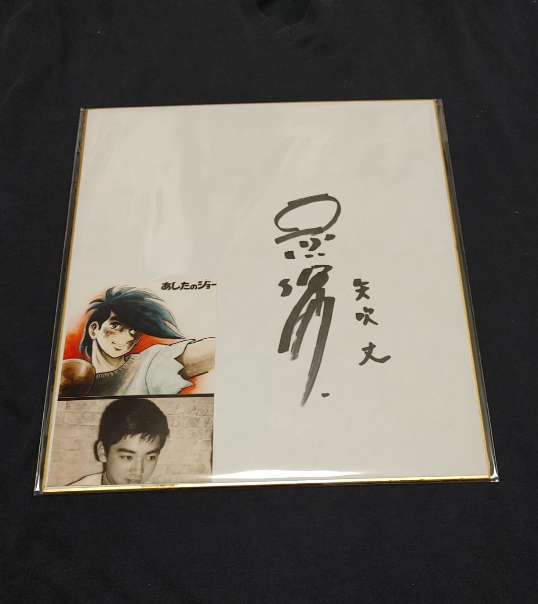 あしたのジョー 矢吹丈 あおい輝彦 声優 直筆サイン色紙(サイン)｜売買