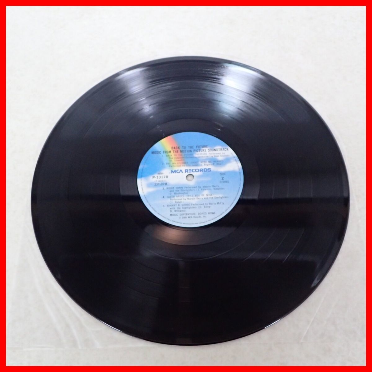 12in LP レコード バック トゥ ザ フューチャー Back to the Future