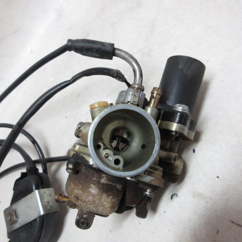 □【ペリカンジョグ JOG 27V】純正キャブレター スロットルワイヤー付