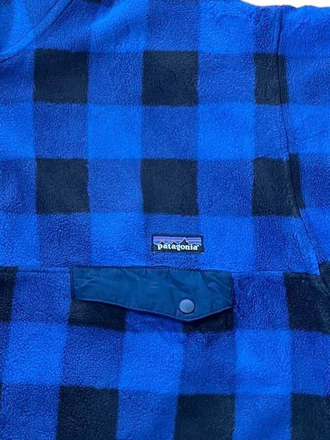 ★★★2014年製 patagonia パタゴニア スナップT 25580 FA14 サイズXL FZAB 青黒 ブロックチェック★★★ Patagonia 2014年 シンチラ Vintage 総柄 ティール