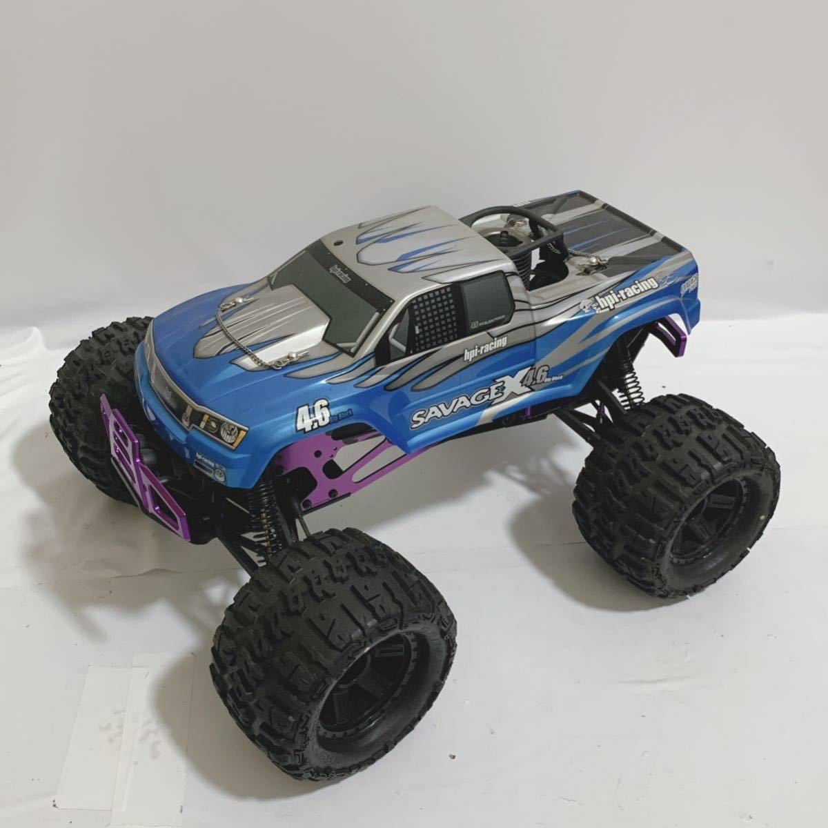 ラジコン HPI savage x サベージx 4.6 カスタム INTEGY エンジン 3速