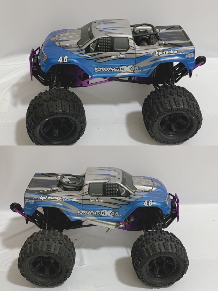 hpi サベージ 4.6 3速使用 リバース無し ラジコン HPI savage x サベージx 4.6 カスタム INTEGY エンジン 3速