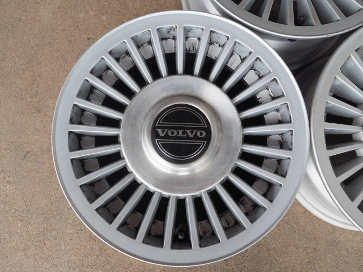 N170 送料無料 VOLVO 240純正 5.5Jx14 +20 PCD108 5穴 4本 ボルボ純正 