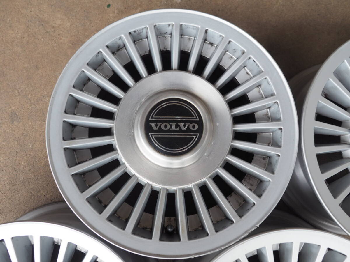 N170 送料無料 VOLVO 240純正 5.5Jx14 +20 PCD108 5穴 4本 ボルボ純正 