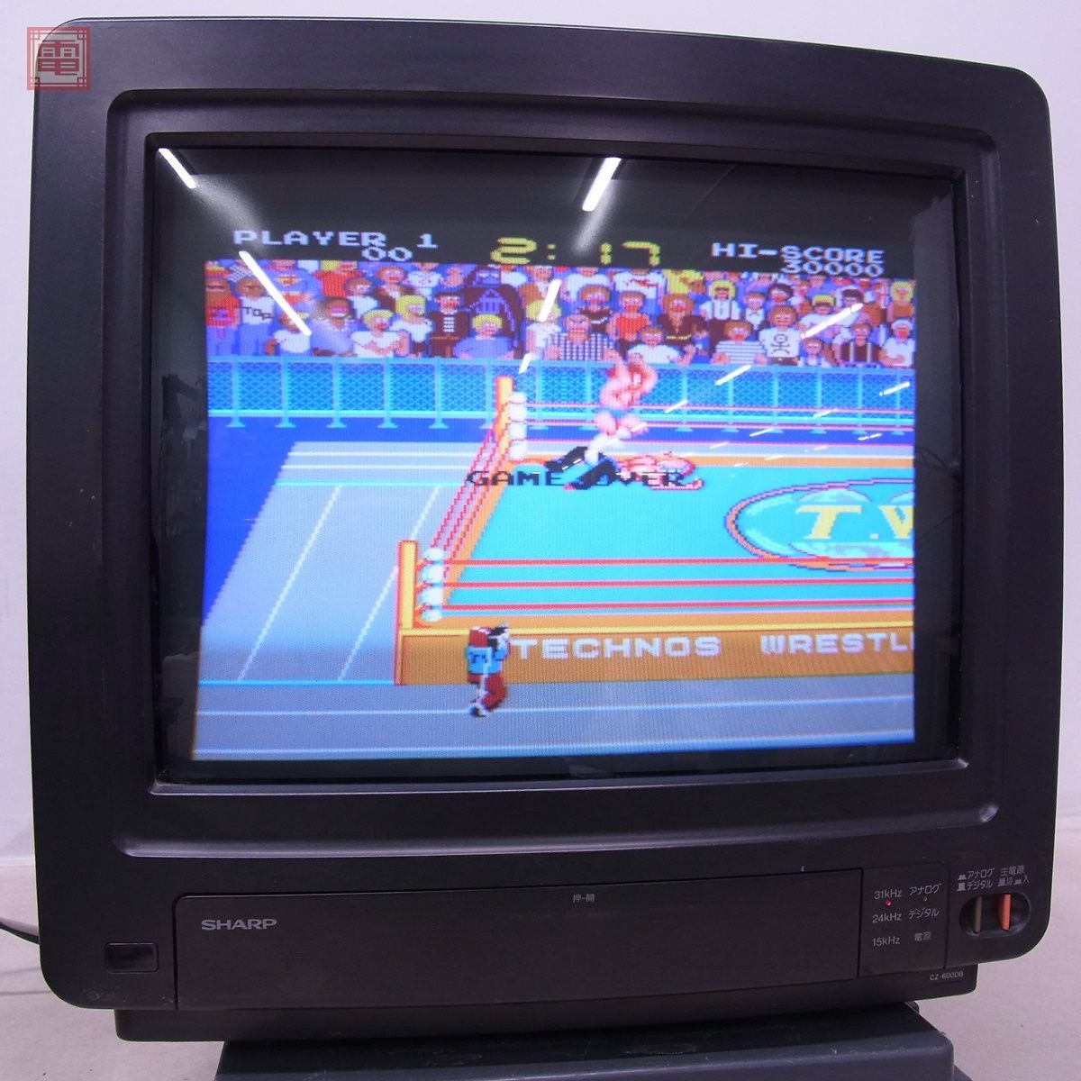 1円〜 X68000/MSX等 モニター CZ-600DB カラーテレビジョン受信機 CRT