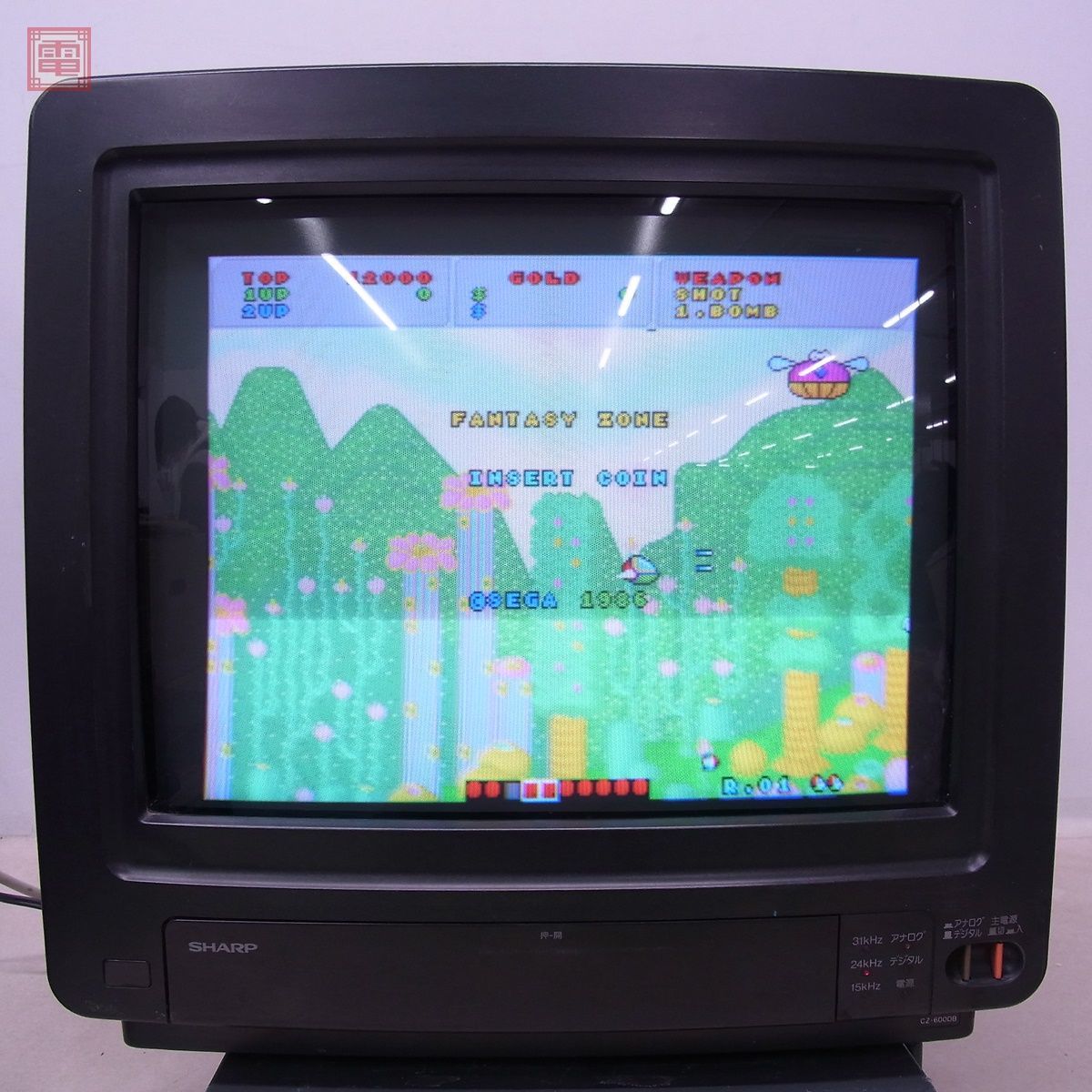 1円〜 X68000/MSX等 モニター CZ-600DB カラーテレビジョン受信機 CRT
