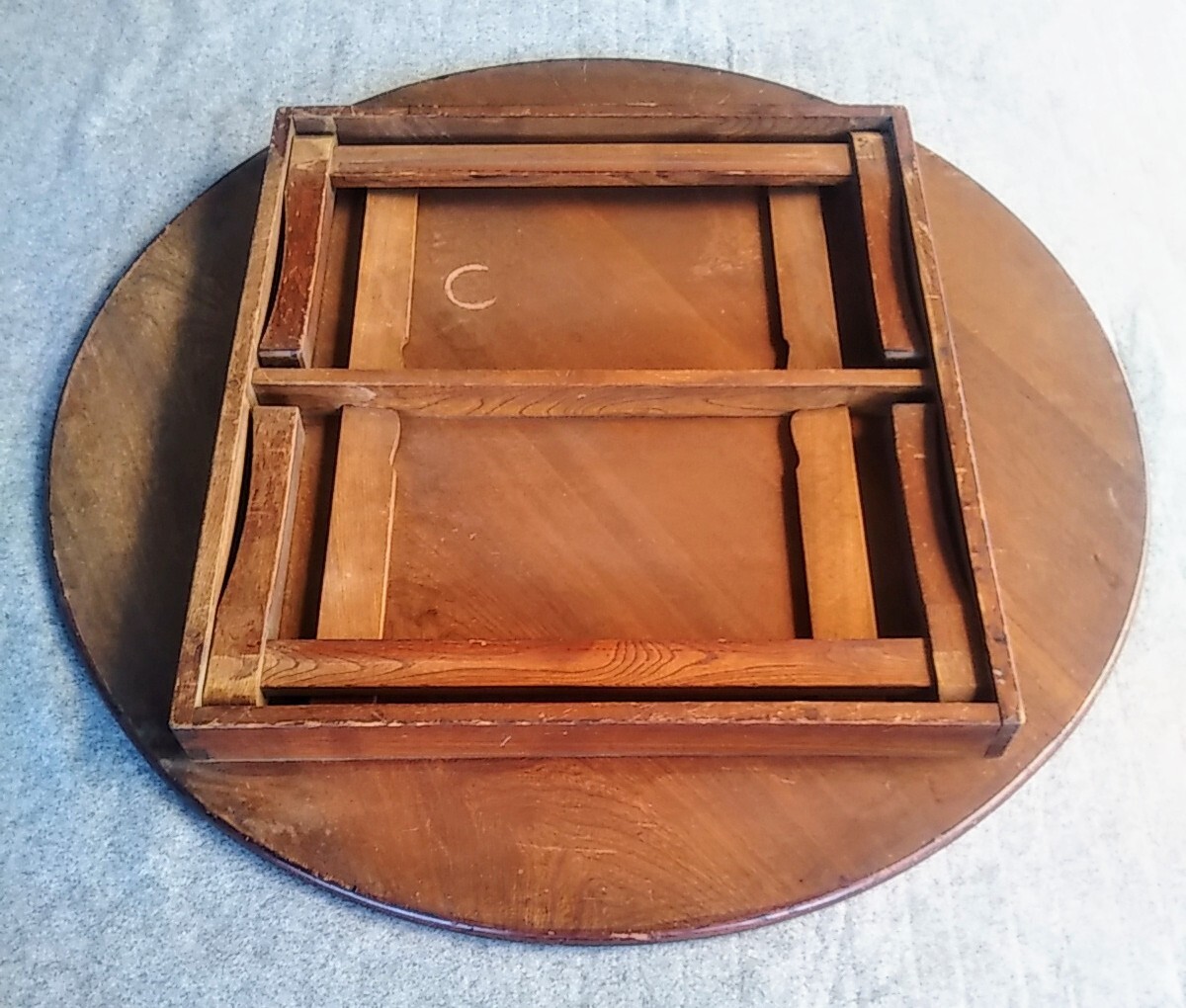 長期保管中古品】ちゃぶ台 座卓 昭和レトロ ビンテージ アンティーク