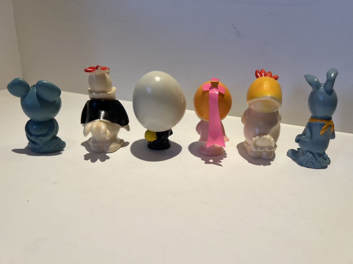 カリメロ　ミニミニソフビ　ポピー製　６体セット　PAGOT カリメロ　プリシラ　お母さん　お父さん　ぺぺ　チュウチュウ　PAGOT_3