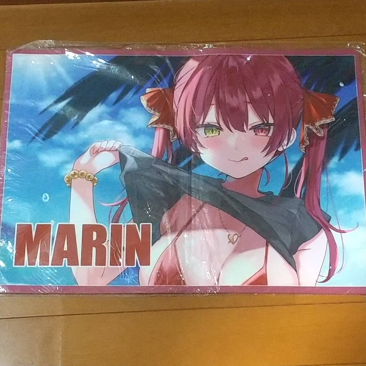 サンクリ2020 混沌の女神様 プレイマット 宝鍾マリン ☆混沌の女神様 プレイマット 宝鐘マリン 水着マリン さとうぽて エア