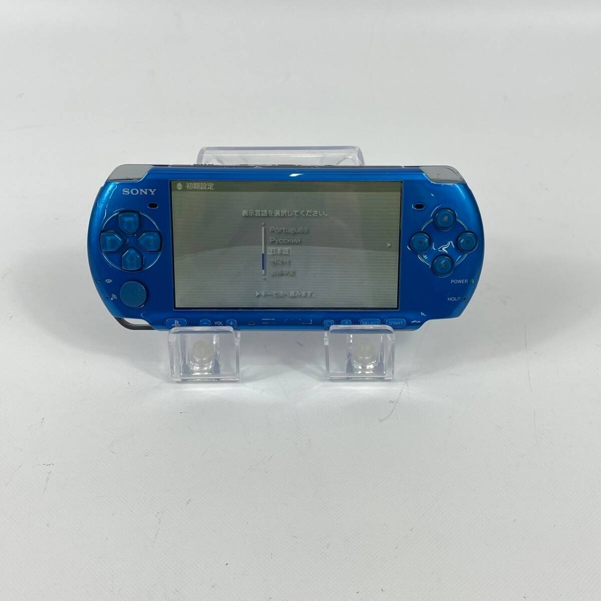 ジャンク Sony PSP-3000 バイブラントブループレイステーション