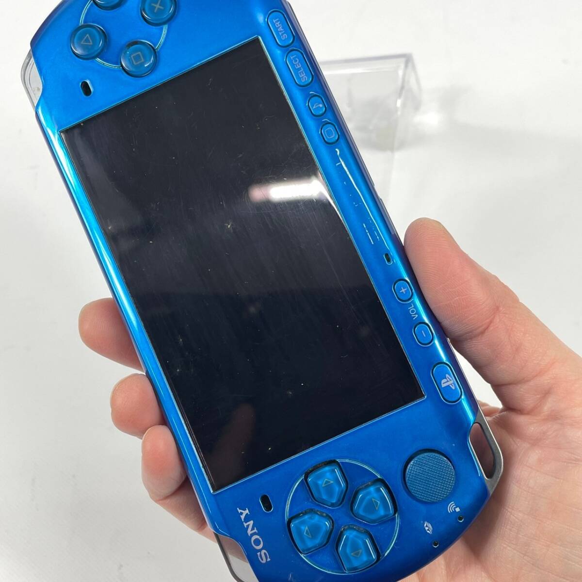 ジャンク Sony PSP-3000 バイブラントブループレイステーション
