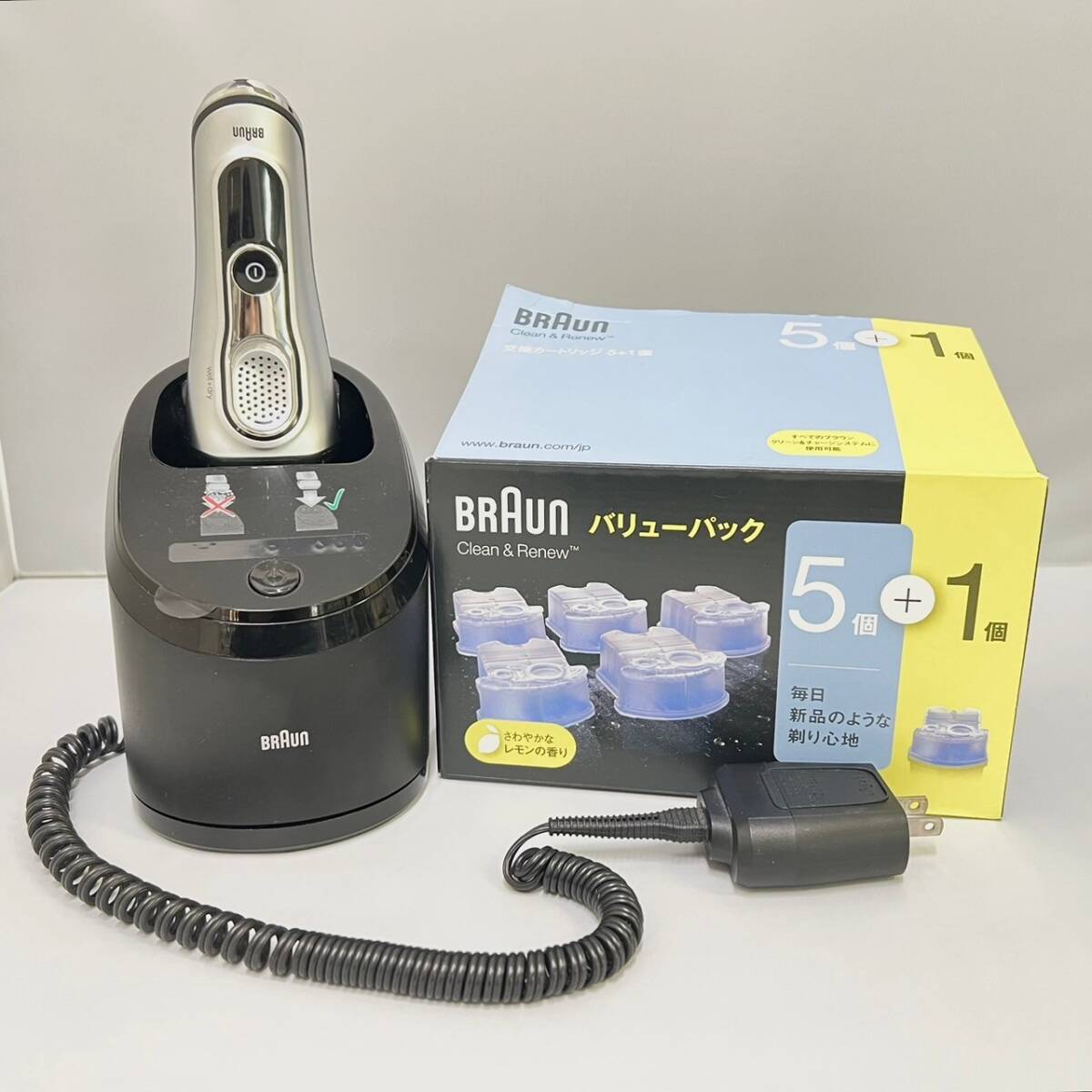 BCg162R 80 Braun Series9 Type 5791 ブラウン シリーズ9 シェーバー 髭剃り 洗浄機 洗浄液カートリッジ 付 ...