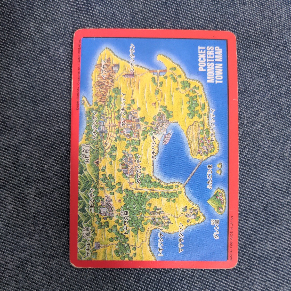 ポケットモンスター ポケモン カードダス マップ 地図 フシギバナ