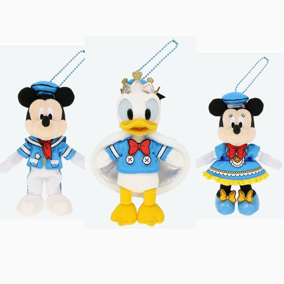 ディズニー ドナルド ぬいぐるみバッジ ミッキー ミニー ぬいば