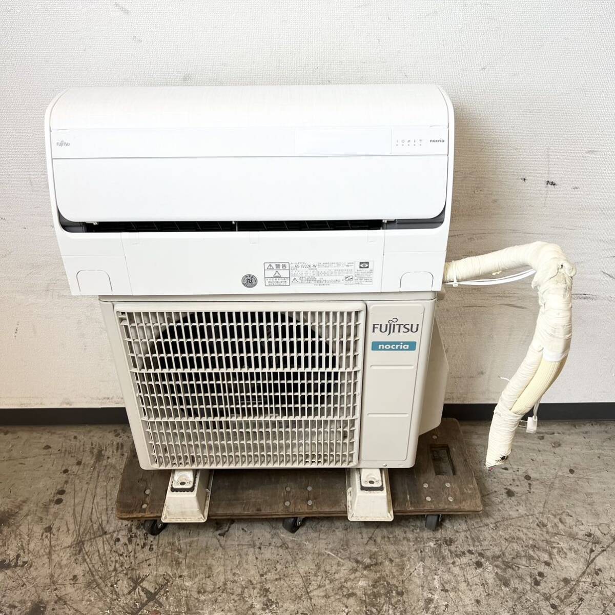 202＊中古品 富士通 ルームエアコン AS-SV22K-W 2.2kw 主に6畳用 2020 