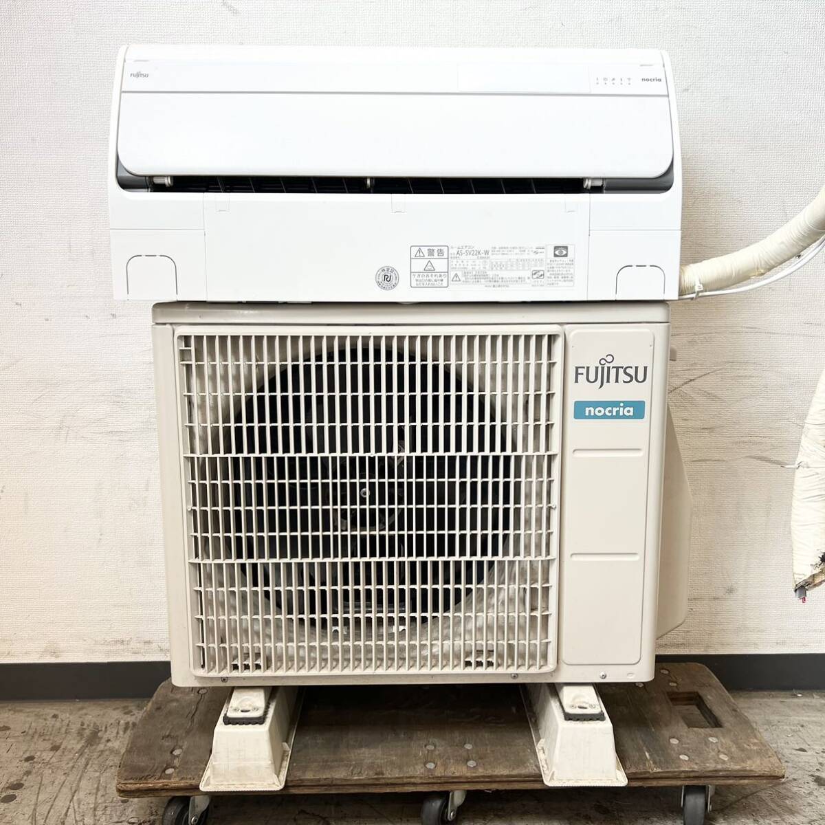 202＊中古品 富士通 ルームエアコン AS-SV22K-W 2.2kw 主に6畳用 2020 
