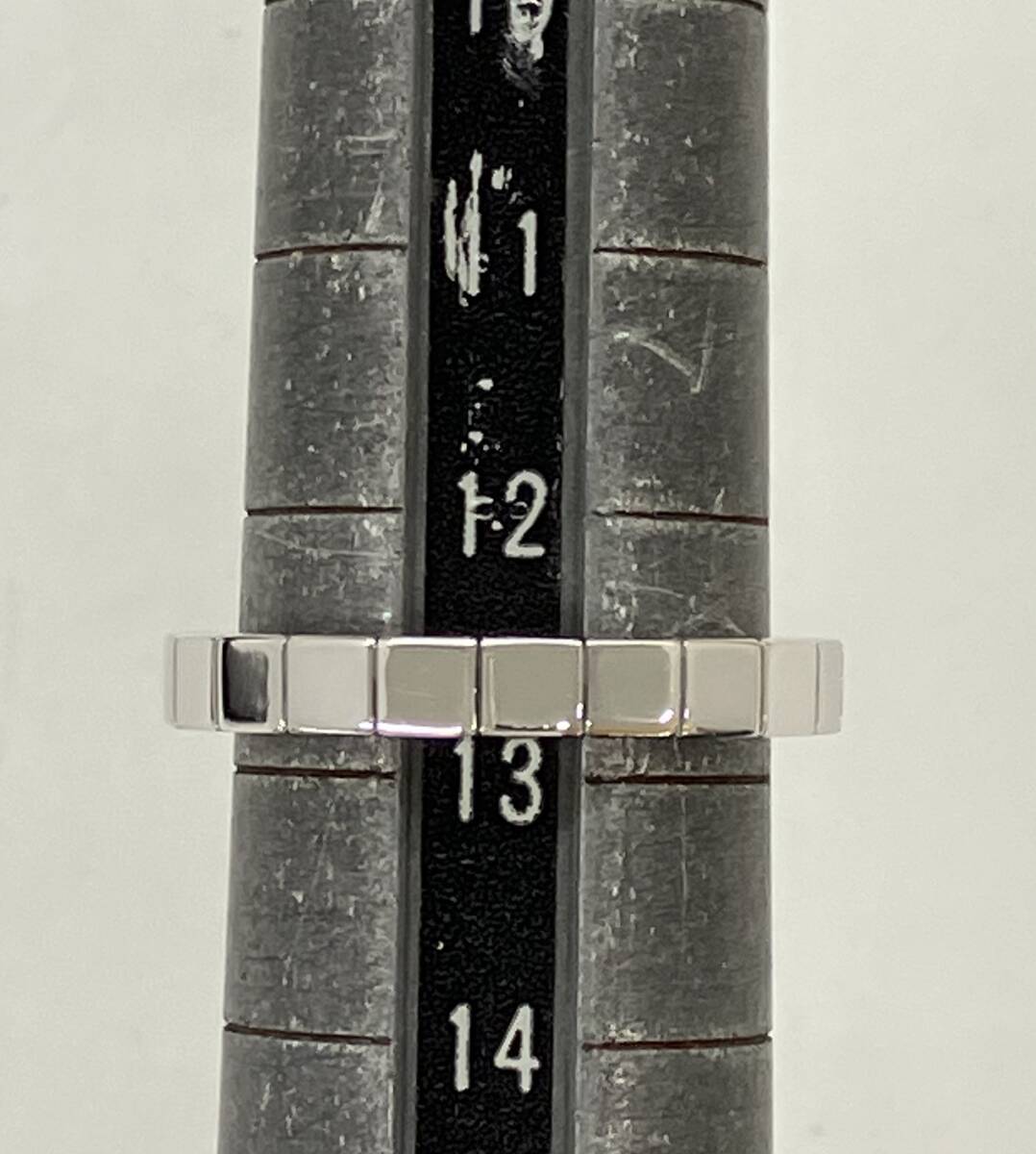 Cartier K18 ラニエール 13号 6.5g リング　カルティエ ホワイトゴールド18金_6