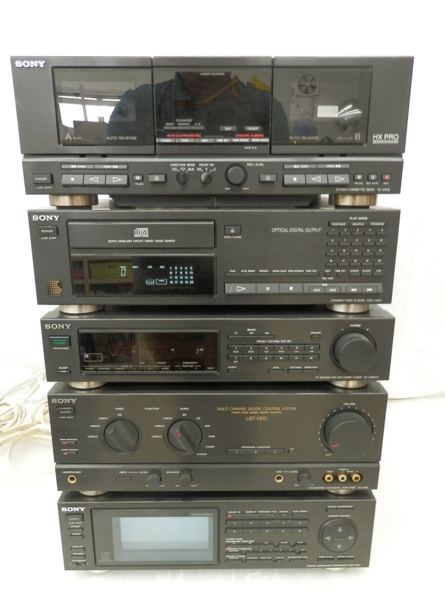 ○SONY ソニー システムコンポ LBT-V810 (ST-V810TV/TA-V810/SDP-V810